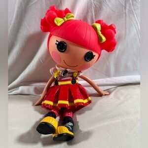 LALALOOPSY EMBER FLICKER FLAME DOLL COMPLETE Dress Shoes Stockings Full Size 12"